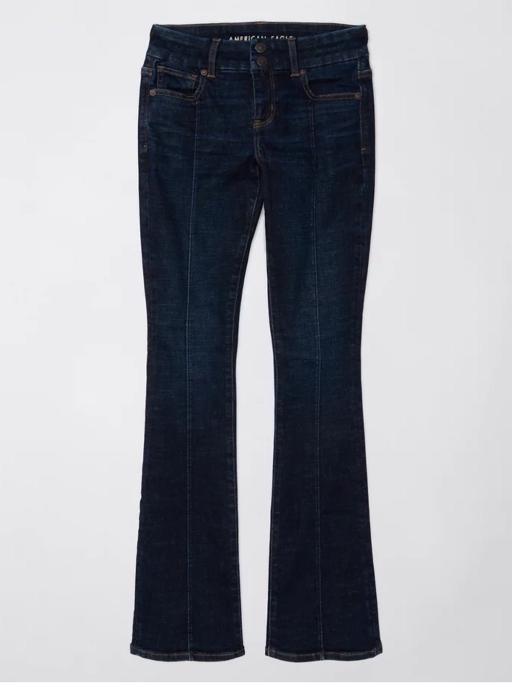 American Eagle Outfitters Dark Indigo Wide Leg Jeans